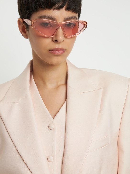 Zimmermann: Gafas de sol cat-eye de acetato - Rosa Claro - women_1 | Luisa Via Roma