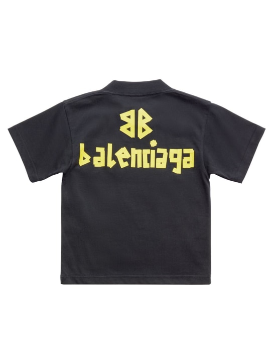 Balenciaga: 코튼 티셔츠 - kids-boys_1 | Luisa Via Roma