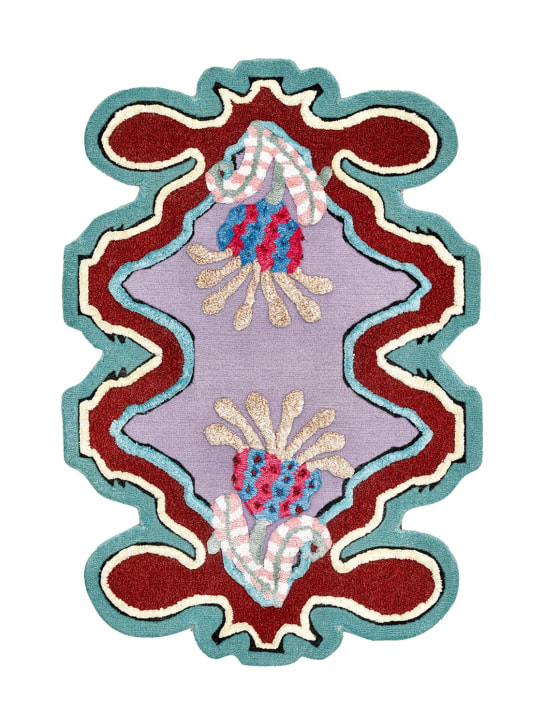 Illulian: Multifarious Flora rug - Multicolor - ecraft_0 | Luisa Via Roma