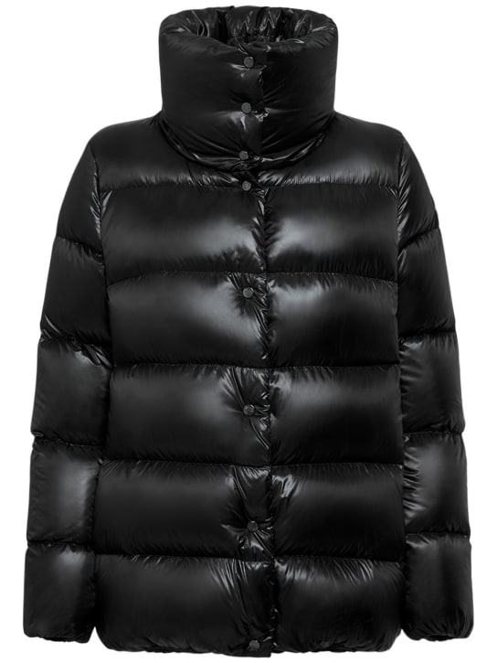 Moncler: Cochevis nylon down jacket - Black - women_0 | Luisa Via Roma