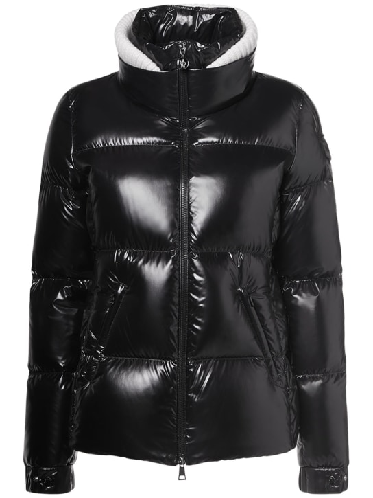 Moncler: Vistule nylon down jacket - Black - women_0 | Luisa Via Roma