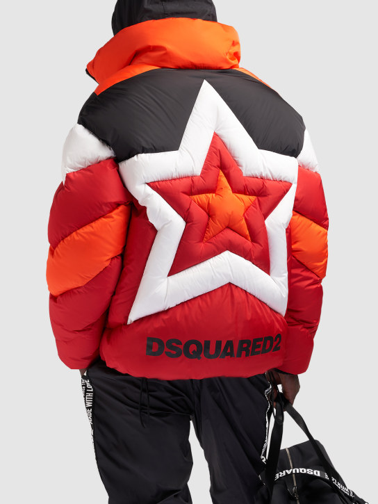 Dsquared2: Logo star down jacket - men_1 | Luisa Via Roma