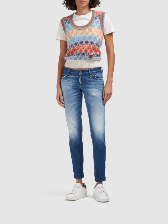 Dsquared2: Jeans skinny de cintura baja - women_1 | Luisa Via Roma