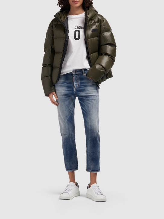 Dsquared2: Cool Girl cropped skinny jeans - women_1 | Luisa Via Roma