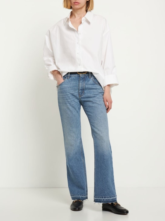 Chloé: Gerade Jeans aus Denim - Blau - women_1 | Luisa Via Roma