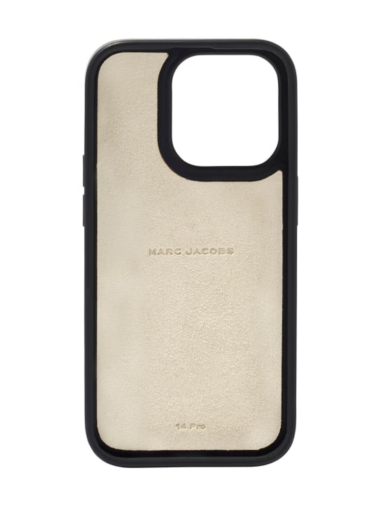 Marc Jacobs: iPhone 14 Pro 3D case - Black/White - women_1 | Luisa Via Roma