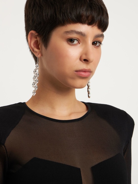 Isabel Marant: The Embrace pendant earrings - Silver - women_1 | Luisa Via Roma
