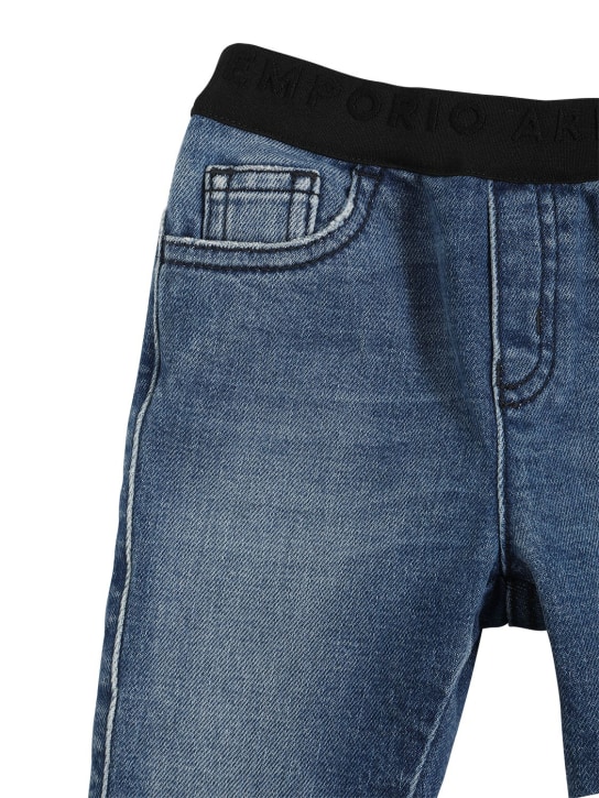 Emporio Armani: Jeans aus Stretch-Baumwolldenim - Denim - kids-boys_1 | Luisa Via Roma