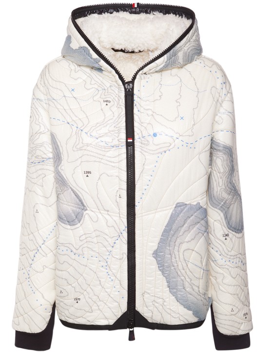 Moncler Grenoble: Niverolle quilted nylon ripstop jacket - Natural - women_0 | Luisa Via Roma