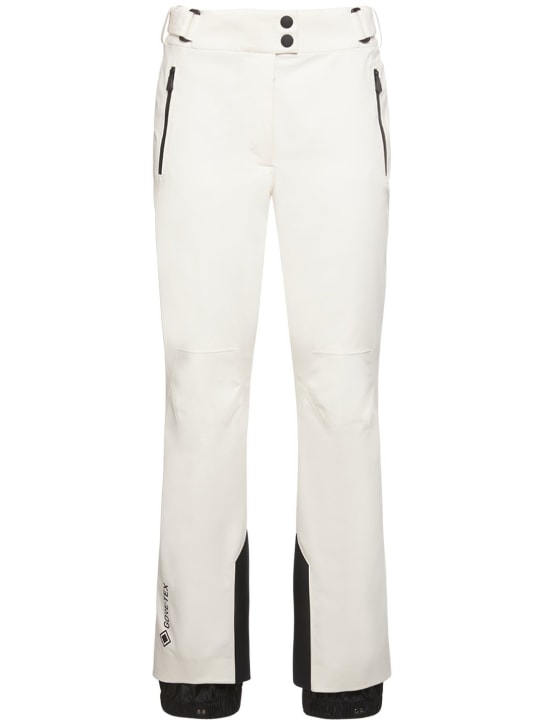 Moncler Grenoble: High Performance tech ski pants - White - women_0 | Luisa Via Roma