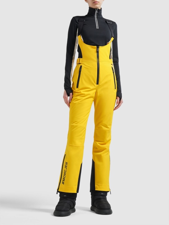 Moncler Grenoble: High Performance nylon blend ski suit - Yellow - women_1 | Luisa Via Roma