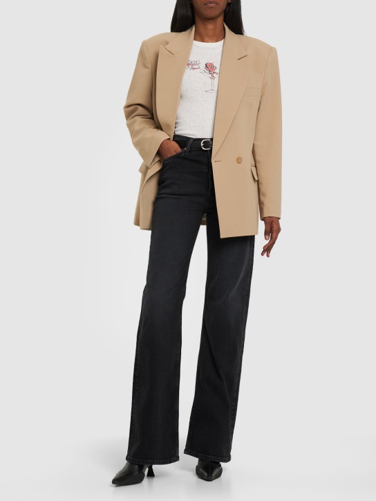 RE/DONE: Jean ample taille ultra-taille haute 70s - Noir - women_1 | Luisa Via Roma