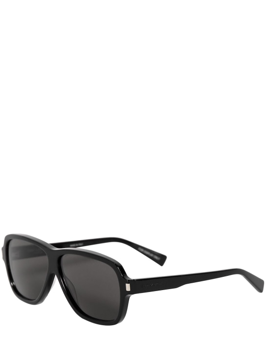 Saint Laurent: SL 609 Carloyn acetate sunglasses - Black - men_1 | Luisa Via Roma