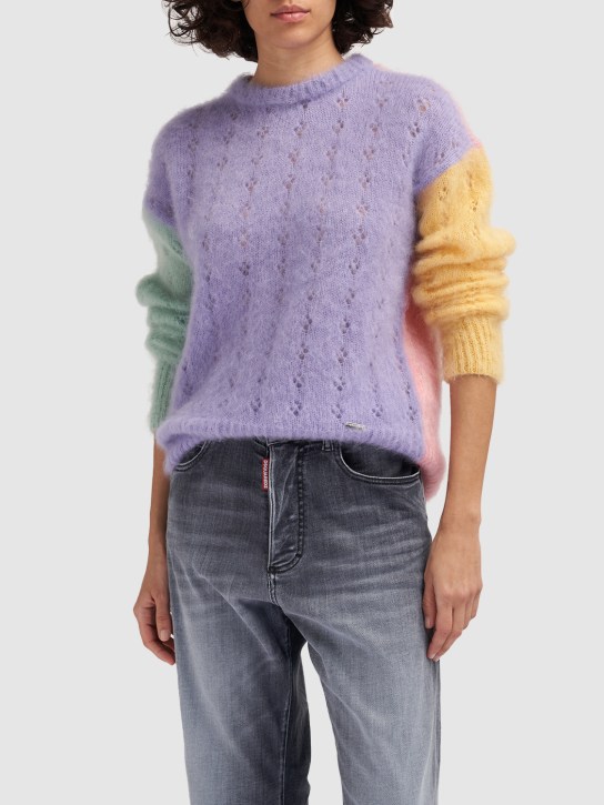 Dsquared2: Mohair knit sweater - women_1 | Luisa Via Roma