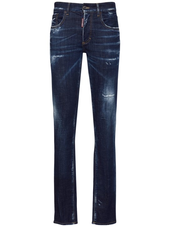 Dsquared2: Jeans loose fit 24/7 in denim stretch - women_0 | Luisa Via Roma