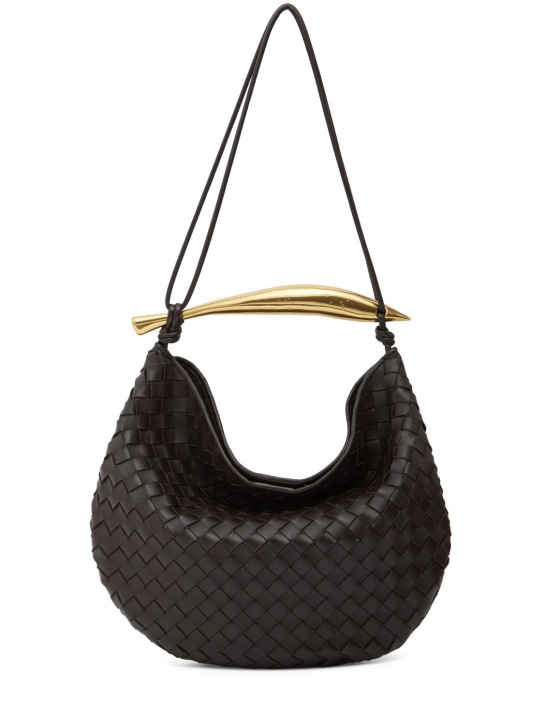 Bottega Veneta: Medium Sardine leather shoulder bag - Fondant - women_0 | Luisa Via Roma