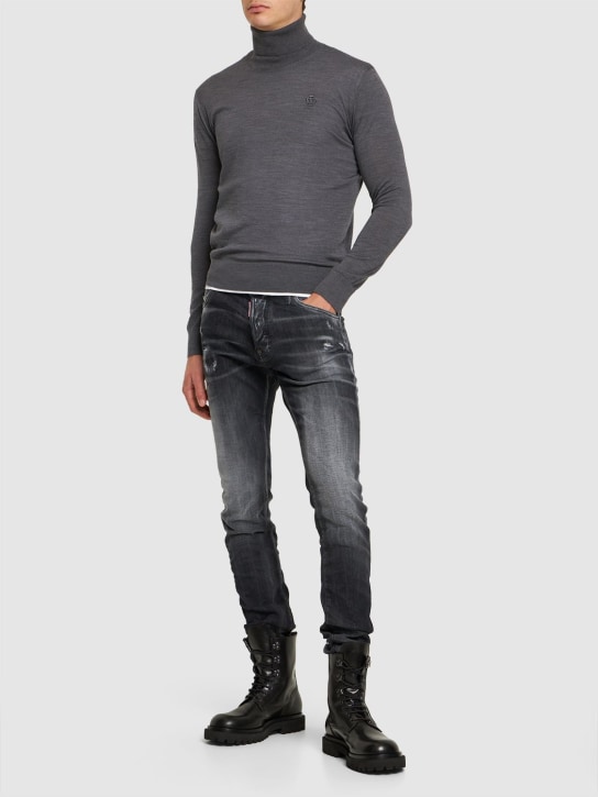 Dsquared2: Jeans aus Baumwolldenim "Cool Guy“ - Schwarz - men_1 | Luisa Via Roma