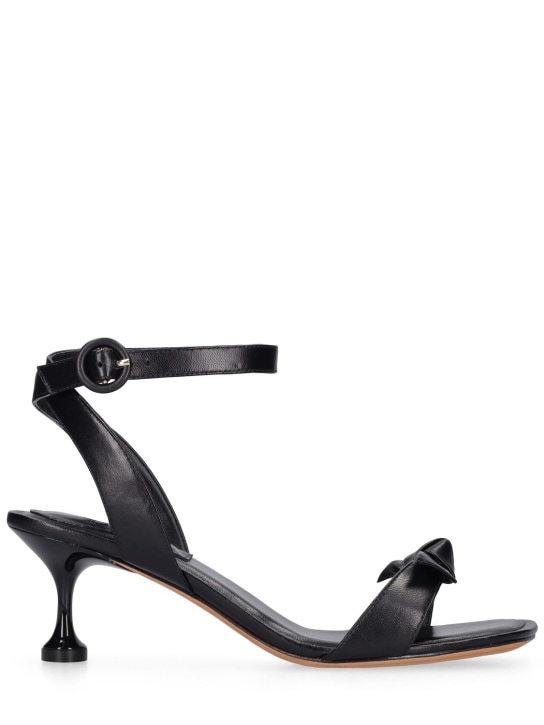 Alexandre Birman: 60mm Clarita leather sandals - Black - women_0 | Luisa Via Roma