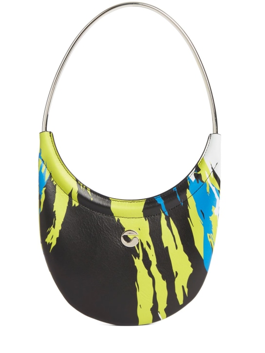 Coperni: Ring Swipe leather top handle bag - Multicolor - women_0 | Luisa Via Roma