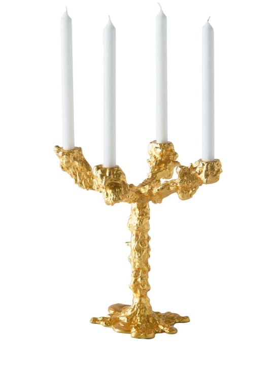 Polspotten: Drip 4-arm candle holder - Gold - ecraft_0 | Luisa Via Roma