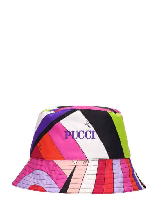 Pucci: Wendbarer Hut aus Seide - Aranciorosa - women_0 | Luisa Via Roma