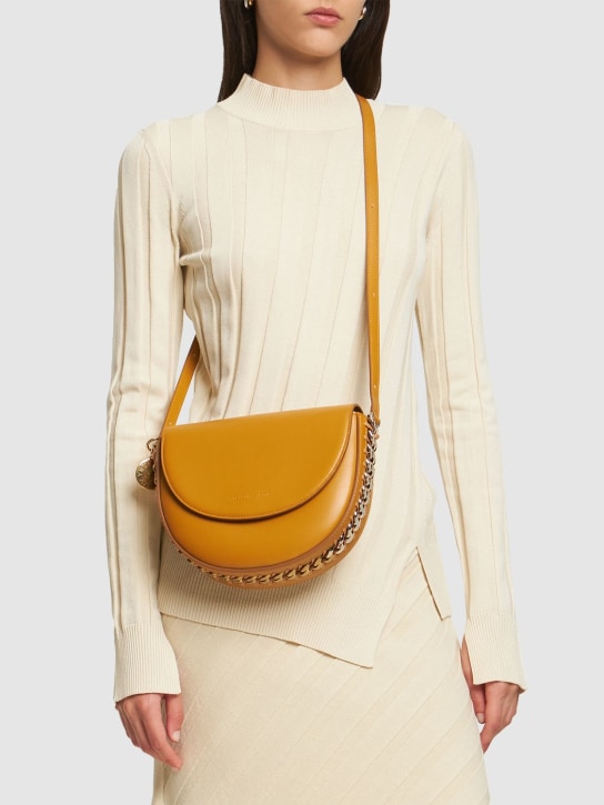 Stella McCartney: Medium Alter Mat faux leather bag - Ochre - women_1 | Luisa Via Roma