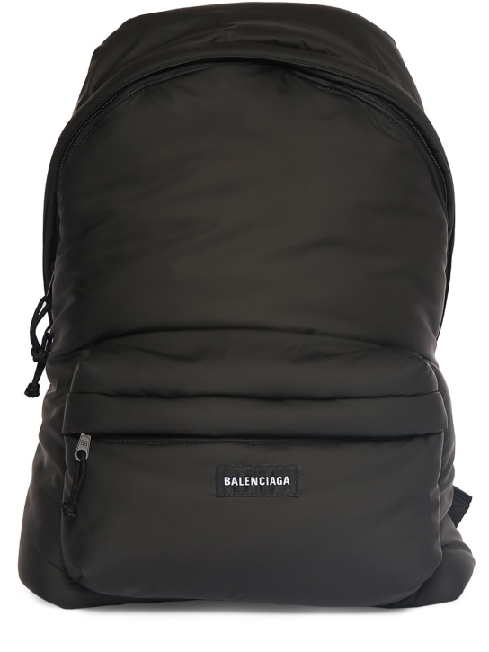 Balenciaga: Explorer backpack - Black - men_0 | Luisa Via Roma