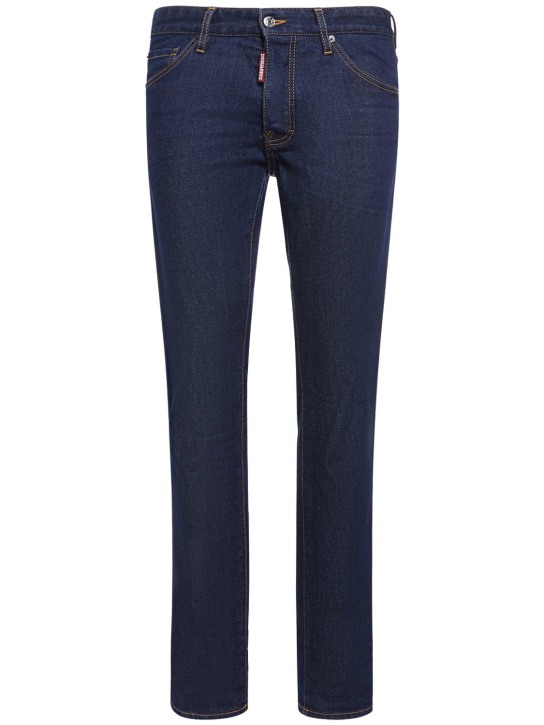 Dsquared2: Jeans aus Baumwolldenim "B-Icon Cool Guy“ - Dunkelblau - men_0 | Luisa Via Roma