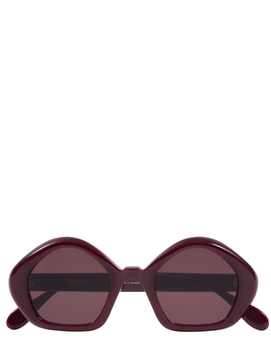 Delarge: Rocky round acetate sunglasses - women_0 | Luisa Via Roma