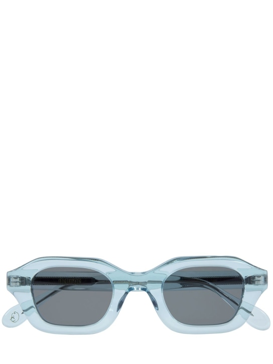 Delarge: Streams squared acetate sunglasses - Aqua - women_0 | Luisa Via Roma