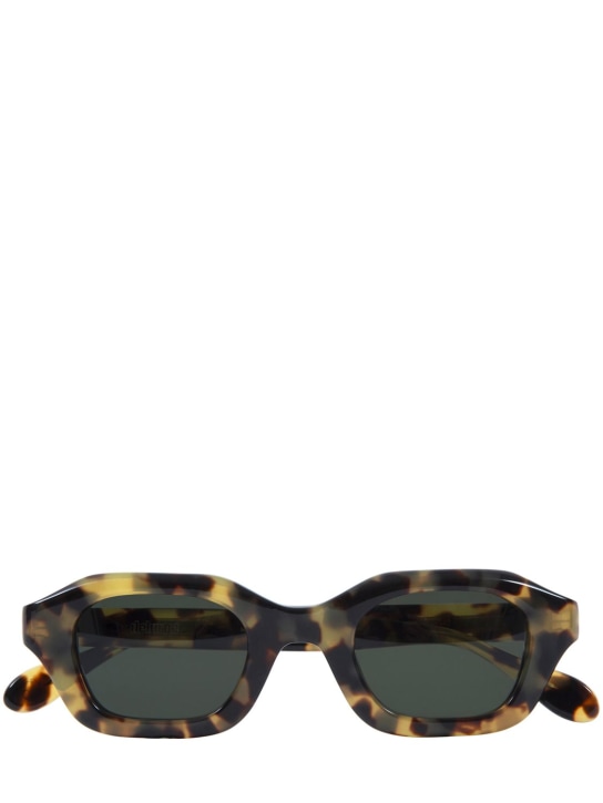 Delarge: Streams squared acetate sunglasses - Havana/Grey - women_0 | Luisa Via Roma