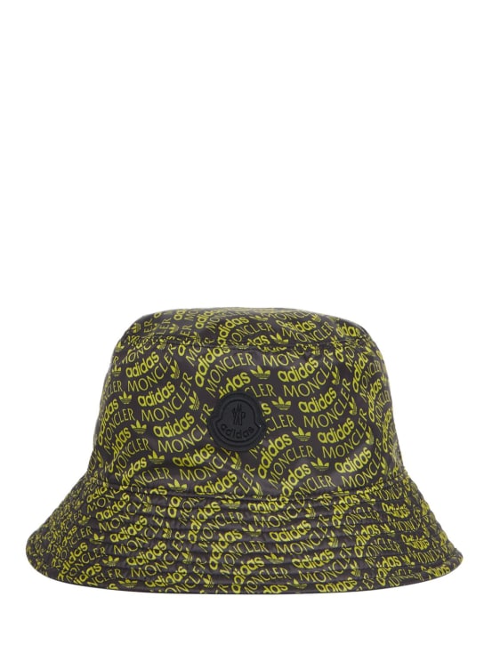 Moncler Genius: Moncler x adidas tech bucket hat - Black/Yellow - men_1 | Luisa Via Roma