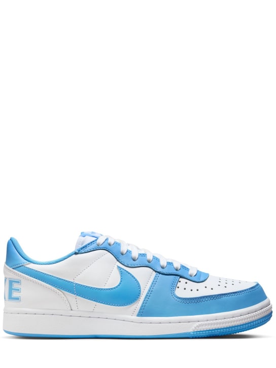 Nike: Sneakers Terminator Low - Azul/Blanco - women_0 | Luisa Via Roma