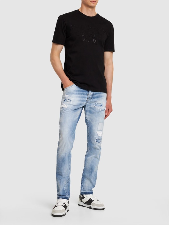 Dsquared2: Cool Guy cotton denim jeans - men_1 | Luisa Via Roma