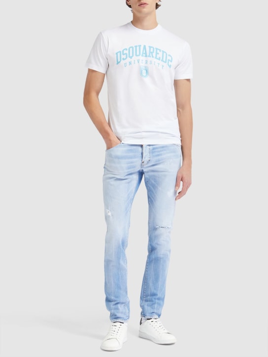 Dsquared2: Cool Guy stretch denim jeans - men_1 | Luisa Via Roma
