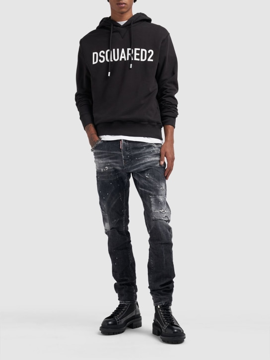 Dsquared2: Jeans aus Stretch-Denim „Cool Guy“ - Schwarz - men_1 | Luisa Via Roma