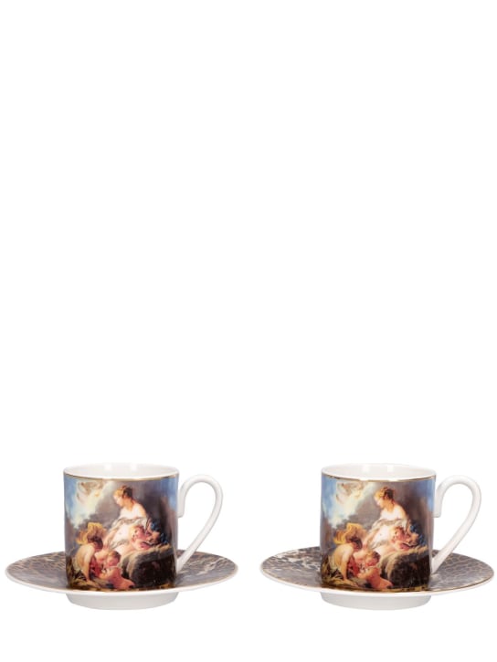 Roberto Cavalli: Set of 2 Wild Leda coffee cups - Multicolor - ecraft_0 | Luisa Via Roma