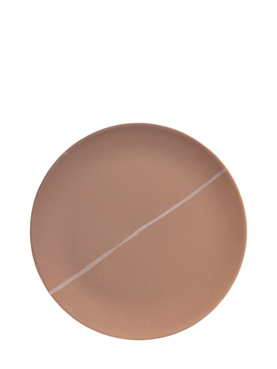Serax: Set of 2 23cm small Sienna Zuma plates - Brown - ecraft_0 | Luisa Via Roma