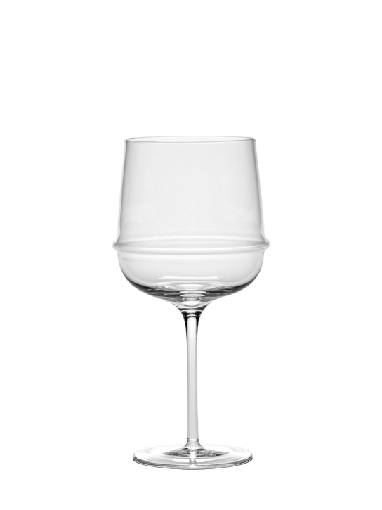 Serax: Set of 4 Dune red wine glasses - Transparent - ecraft_0 | Luisa Via Roma