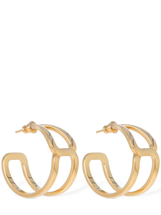 Chloé: Marcie earrings - Gold - women_0 | Luisa Via Roma