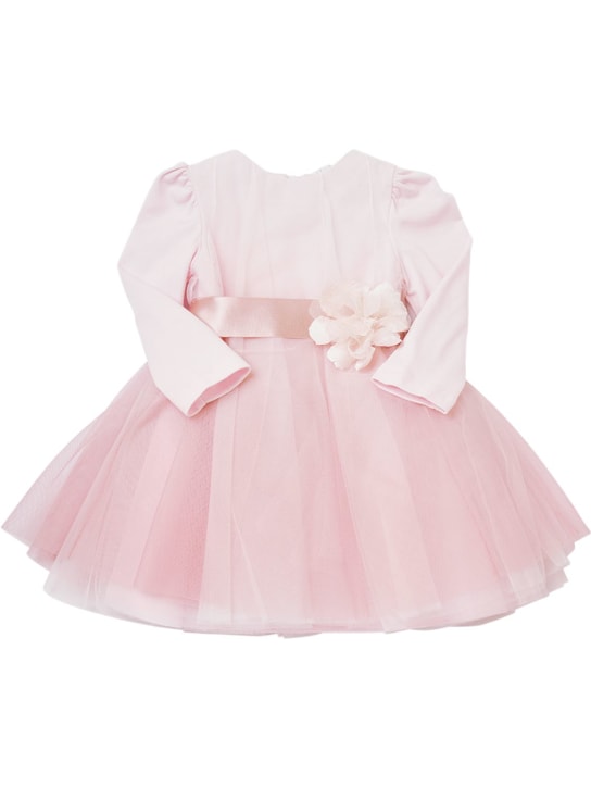 Monnalisa: Degradé tulle dress - Pink - kids-girls_0 | Luisa Via Roma