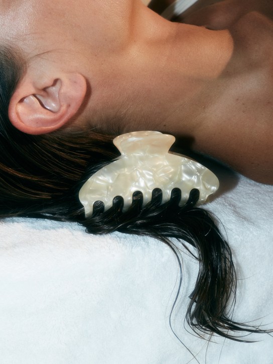 Salt&wave: Pince à cheveux en acétate de cellulose bio Moon - Iced Latte - beauty-women_1 | Luisa Via Roma