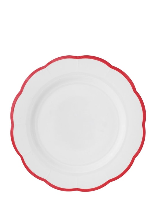 Bitossi Home: Set of 6 Petal plates - White - ecraft_0 | Luisa Via Roma
