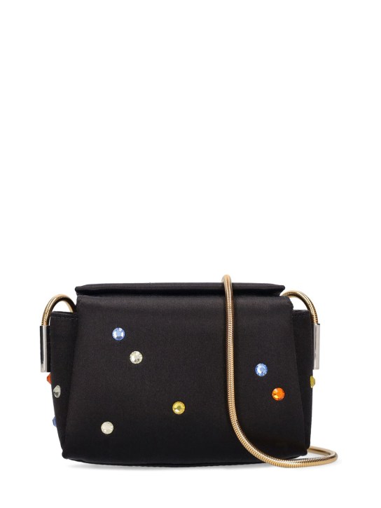 Marni: Mini Toggle viscose & silk bag - women_0 | Luisa Via Roma