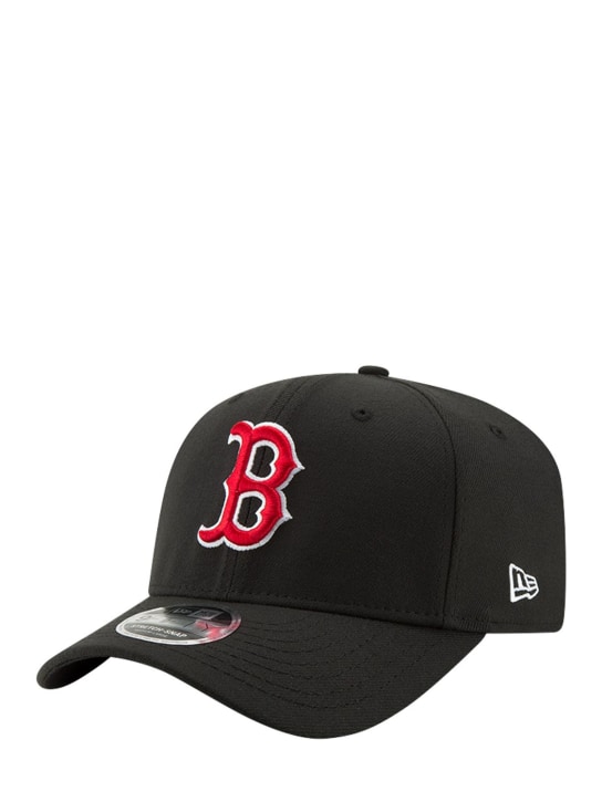 New Era: Cappello Snap 9FIFTY Boston Red Sox stretch - Nero - women_1 | Luisa Via Roma