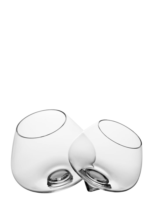 Normann Copenhagen: Set of 2 Cognac glasses - Transparent - ecraft_0 | Luisa Via Roma