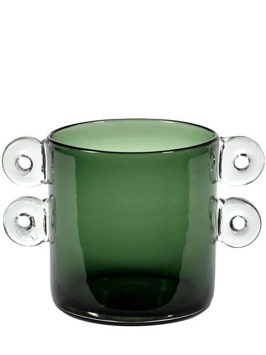 Serax: 27cm Dark green Wind & Fire vase - Green - ecraft_0 | Luisa Via Roma