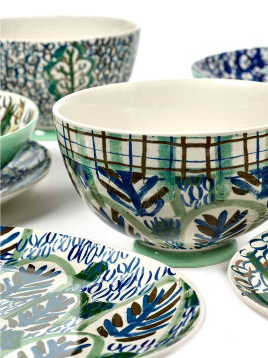 Serax: 23cm Medium Japanese Kimonos bowl - Blue/Green - ecraft_1 | Luisa Via Roma