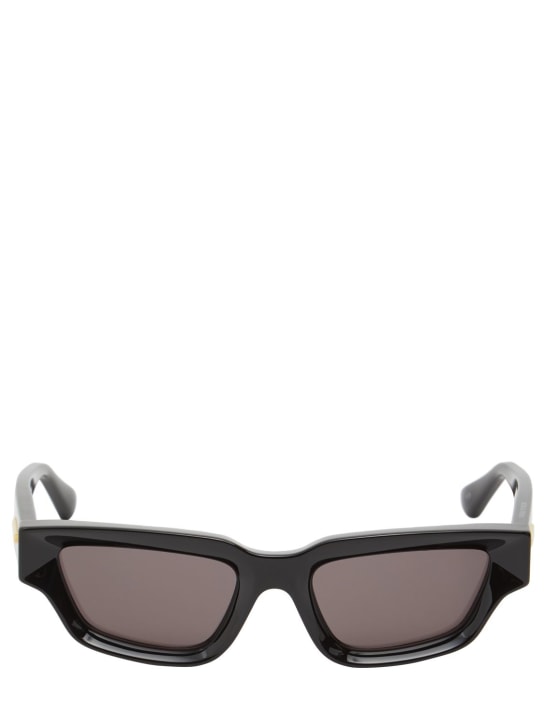 Bottega Veneta: BV1250S Sharp square acetate sunglasses - Black - women_0 | Luisa Via Roma