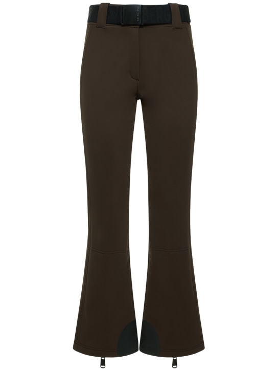 Goldbergh: Pippa softshell ski pants - Brown - women_0 | Luisa Via Roma